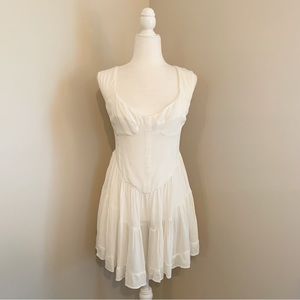 Vanessa Mooney The Elisabeth Romper Dress White Size XS
